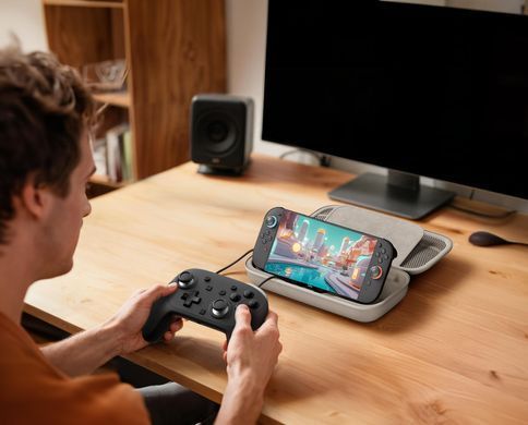 Belkin Чохол із акумулятором 10000мА&middot;год для Nintendo Switch 2, Charcoal ENA001HQSA-V2 фото