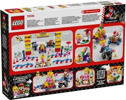 LEGO Конструктор LEGO Super Mario Mario Kart &ndash; Baby Peach & Grand Prix. Набір 72036 фото