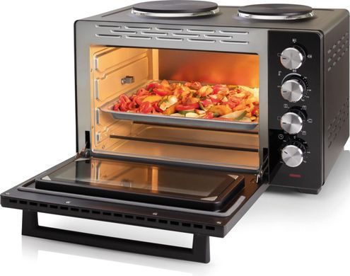 Gorenje Міні піч, 30л, 52x32х40.5см, 2 електричні конф., чорний OM30GBX фото