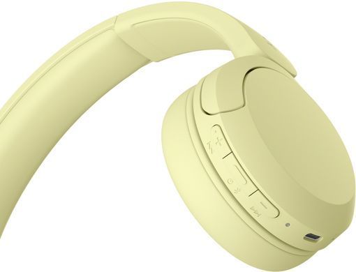 Sony Навушники On-ear WH-CH520 BT 5.2, SBC, AAC, Wireless, Mic, Жовтий WHCH520Y.CE7 фото