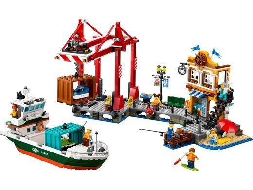 LEGO Конструктор City Морская гавань с грузовым судном 60422 фото