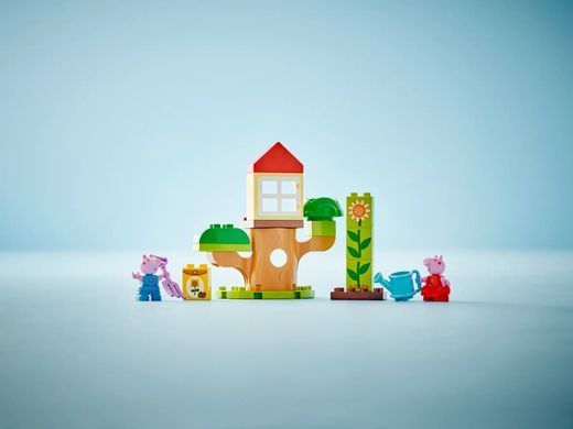 LEGO Конструктор DUPLO Peppa Pig Сад і будиночок на дереві Пеппи 10431 фото