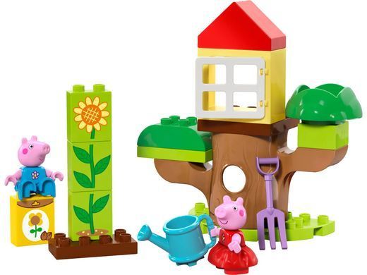 LEGO Конструктор DUPLO Peppa Pig Сад і будиночок на дереві Пеппи 10431 фото
