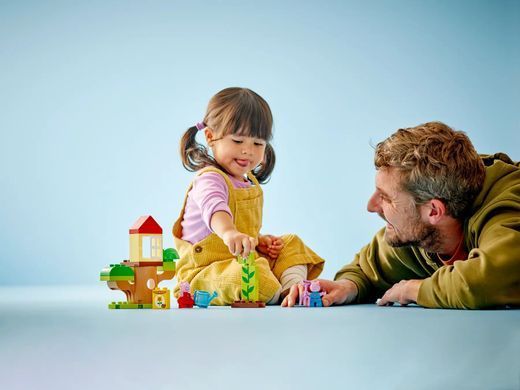 LEGO Конструктор DUPLO Peppa Pig Сад і будиночок на дереві Пеппи 10431 фото