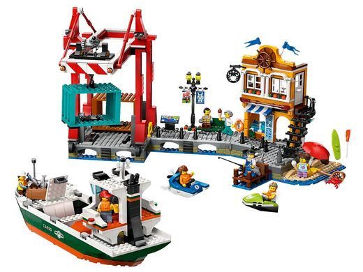 LEGO Конструктор City Морская гавань с грузовым судном 60422 фото