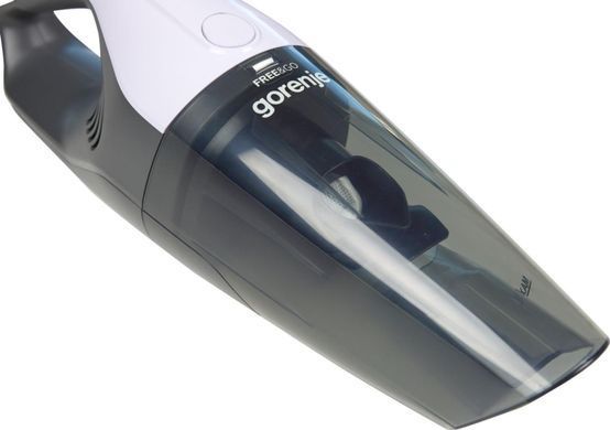 Gorenje auto VC Gorenje, 100W, dust cont -0.5L, charging station, battery operation up to 20min, nozzles - 3 шт, black MVC148FGW фото