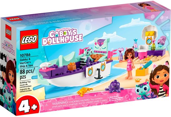 LEGO Конструктор Gabby's Dollhouse Корабель і спа Ґаббі й Нявки 10786 фото