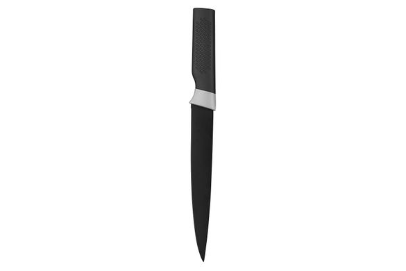Кухонний ніж слайсерний Ardesto Black Mars, 20 см, чорний, нерж. сталь, пластик AR2016SK фото