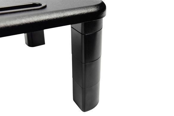 Digitus Подставка для монитора Ergonomic Monitor Riser, до 10кг, черная DA-90458 фото