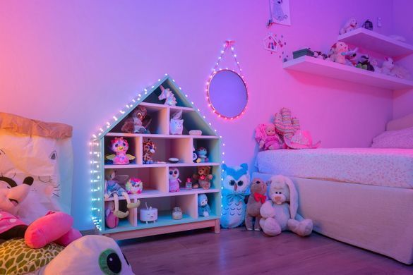Twinkly Гирлянда Smart LED Twinkly Candies Heart RGB 200 IP20 12м USB-C кабель зеленый TWKH200RGB-G фото