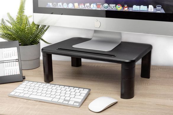 Digitus Подставка для монитора Ergonomic Monitor Riser, до 10кг, черная DA-90458 фото