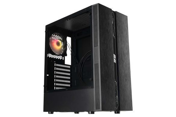 Корпус 2E Gaming Runa G2107, без БЖ, 1xUSB 3.0, 2xUSB 2.0, 1x120mm ARGB, ARGB strip, TG Side Panel, ATX, чорний 2E-G2107 фото