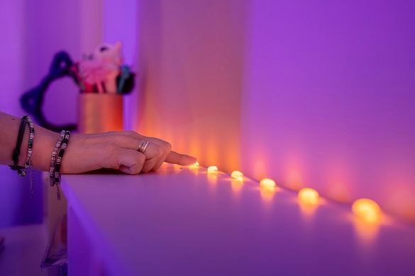 Twinkly Гирлянда Smart LED Twinkly Candies Heart RGB 200 IP20 12м USB-C кабель зеленый TWKH200RGB-G фото