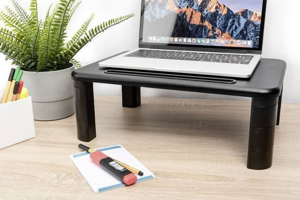 Digitus Подставка для монитора Ergonomic Monitor Riser, до 10кг, черная DA-90458 фото
