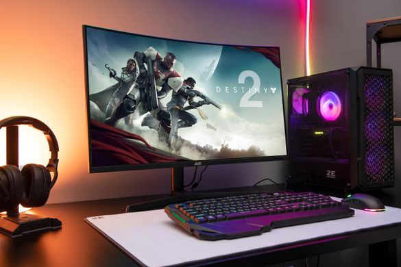 2E Gaming Монитор LCD 31.5" G3223B 2xHDMI, DP, MM, VA, 2560x1440, 165Hz, 1ms, CURVED, G-SYNC, FreeSync 2E-G3223B-01.UA фото