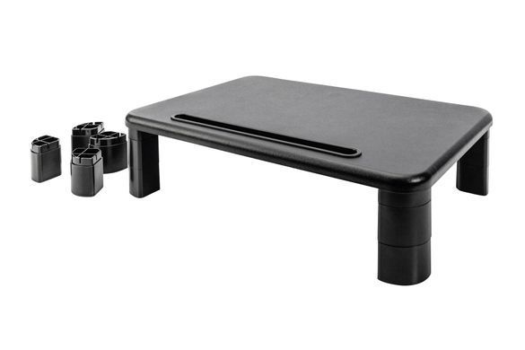 Digitus Подставка для монитора Ergonomic Monitor Riser, до 10кг, черная DA-90458 фото