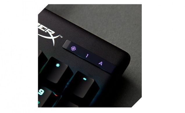 HyperX Клавиатура Alloy Origins Red USB RGB PBT ENG/RU, Black 639N3AA фото