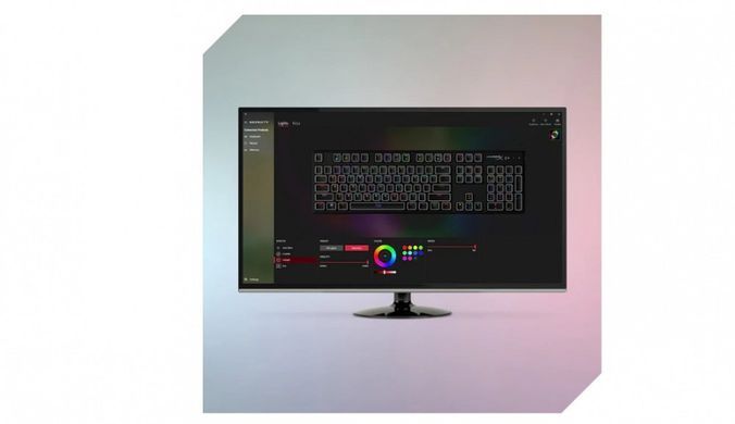 HyperX Клавиатура Alloy Origins Red USB RGB PBT ENG/RU, Black 639N3AA фото