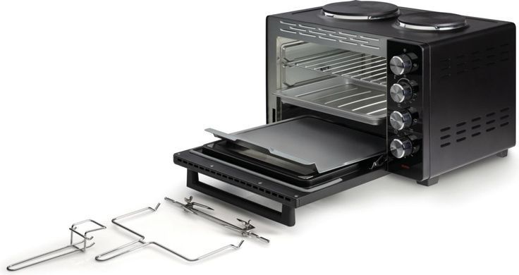 Gorenje Міні піч, 30л, 52x32х40.5см, 2 електричні конф., чорний OM30GBX фото