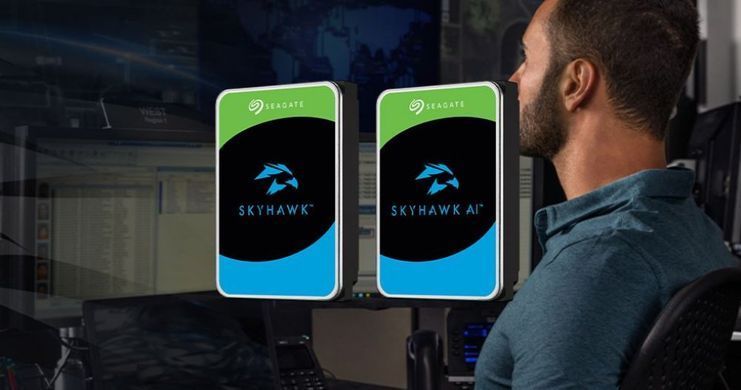 Seagate Жесткий диск 4TB 3.5" 256MB SATA SkyHawk ST4000VX016 фото