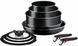 Tefal Набор посуды Ingenio Easy Cook & Clean, 10 предметов, алюминий, нержавеющая сталь, бакелит, черный 1 - магазин Coolbaba Toys