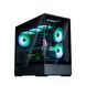Zalman Корпус P30 Black V2, без БЖ, 1xUSB3.0, 1хUSB Type-C, 3x120мм ARGB, TG Front/Side Panel, mATX, чорний 8 - магазин Coolbaba Toys