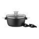 ARDESTO Casserole with glass lid Gemini Bari, 2.5l, aluminum, black 9 - магазин Coolbaba Toys
