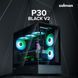 Zalman Корпус P30 Black V2, без БЖ, 1xUSB3.0, 1хUSB Type-C, 3x120мм ARGB, TG Front/Side Panel, mATX, чорний 2 - магазин Coolbaba Toys