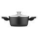 ARDESTO Casserole with glass lid Gemini Bari, 2.5l, aluminum, black 2 - магазин Coolbaba Toys