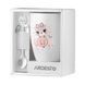 ARDESTO Mug with spoon Love, 320ml, new bone china, stainless steel, white 6 - магазин Coolbaba Toys