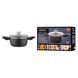 ARDESTO Casserole with glass lid Gemini Bari, 2.5l, aluminum, black 11 - магазин Coolbaba Toys