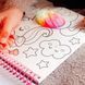 Книжка-раскраска - ПУШИСТИКИ (15 листов для раскрашивания, 40 стикеров с блестками) 7 - магазин Coolbaba Toys