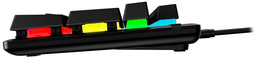HyperX Клавиатура Alloy Origins Red USB RGB PBT ENG/RU, Black 639N3AA фото