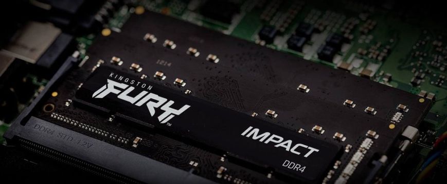 Пам'ять ноутбука Kingston DDR4 16GB KIT (8GBx2) 3200 FURY Impact KF432S20IBK2/16 фото