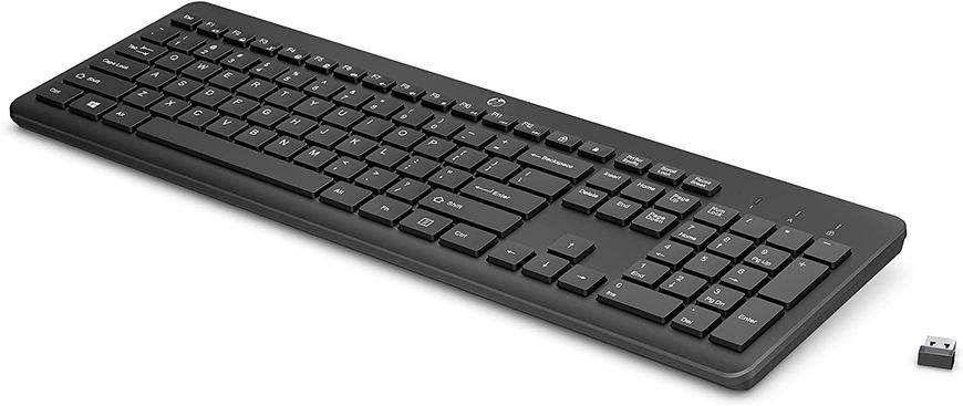 Клавіатура HP 230 WL UKR black 3L1E7AA фото