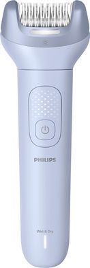 Philips Епілятор Philips Series 8000 дисковий, аккумул., пінцет.-32, волог.+сух., насадок-4, чохол біло-голубий BRE709/00 фото