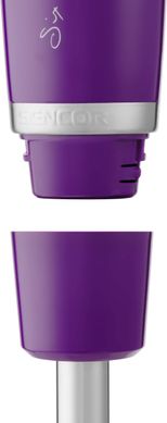 Блендер Sencor погружной, 1000Вт, 3в1, чаша-1*500 и 2*700мл, фиолетовый SHB4465VT-EUE3 фото