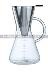 ARDESTO Кемекс для заваривания кофе с фильтром Black Mars, 600 мл, боросиликатное стекло AR0706CM фото