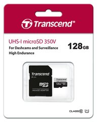 Карта пам'яті Transcend microSD 128GB C10 UHS-I U1 High Endurance (170TB) TS128GUSD350V фото