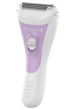 Remington Бритва електр. сіткова Smooth&Silky, АААx2, сух.+волог., жіночий тример, біло-фіолетовий WSF5060 фото