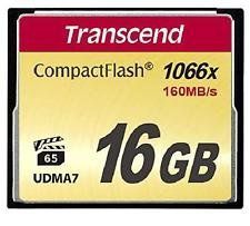 Transcend Карта памяти CF 16GB 1066X TS16GCF1000 фото