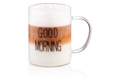 ARDESTO Набор чашек с ручками Good Morning, 420 мл, 2 шт, боросиликатное стекло AR2642GM фото