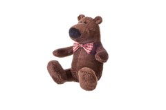 М'яка іграшка Same Toy Полярний ведмедик коричневий 13 см THT667 фото