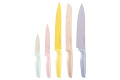 Набір ножів Ardesto Fresh 5 пр., нержавіюча сталь, пластик AR2105FR фото