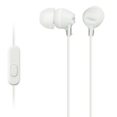 Навушники SONY MDR-EX15AP In-ear Mic Білий MDREX15APW.CE7 фото