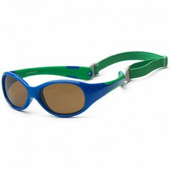 Дитячі сонцезахисні окуляри Koolsun синьо-зелені серії Flex (Розмір: 3+) - купити в інтернет-магазині Coolbaba Toys