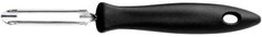 Fiskars Овощечистка вертикальная Essential, с подвижным лезвием, 18.4см, нержавеющая сталь, пластик, черный 1065586 фото