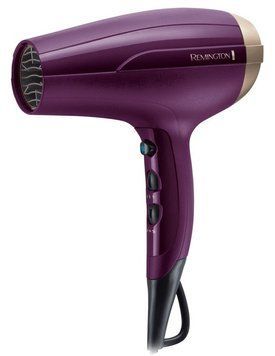 Remington Фен Your Style, 2300Вт, 3 режими, дифузор, насадка для прикорневого об'єму, іоніз-я, хол. обдув, фіолетовий D5219 фото