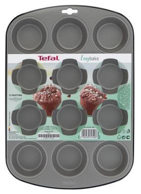 Tefal Форма для випічки маффінів Easybake baking на 12 шт. 38*27*3 см J1745074 фото