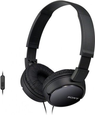 Навушники Sony MDRZX110AP On-ear Mic Чорний MDRZX110APB.CE7 фото